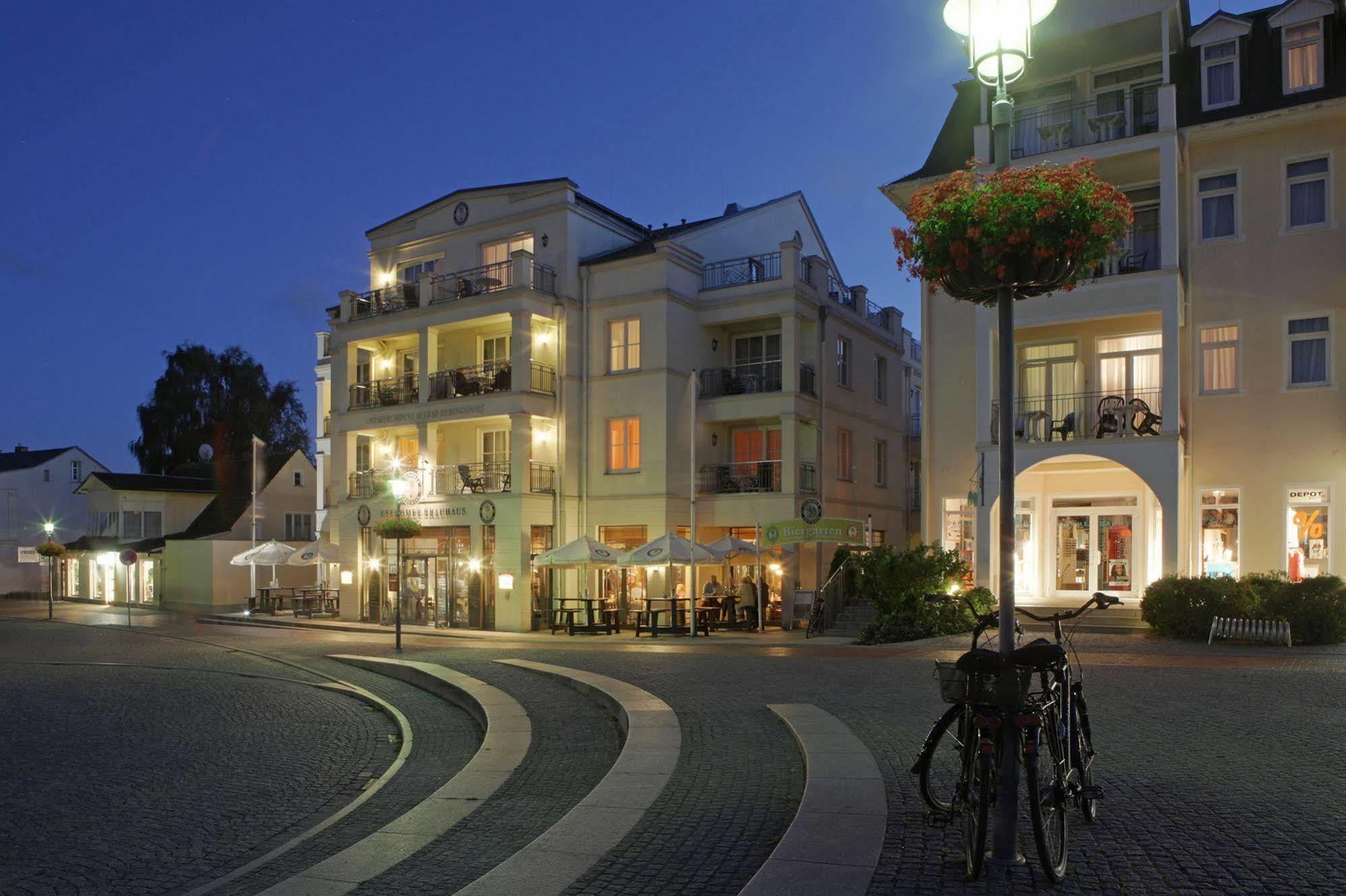 Seetelhotel Pommerscher Hof Heringsdorf Dış mekan fotoğraf